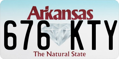 AR license plate 676KTY