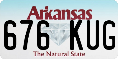 AR license plate 676KUG