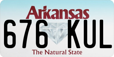 AR license plate 676KUL
