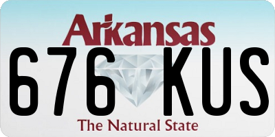 AR license plate 676KUS