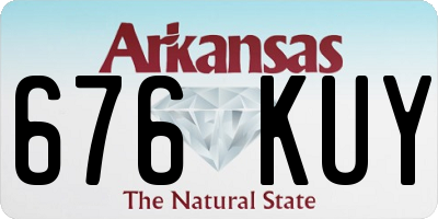 AR license plate 676KUY