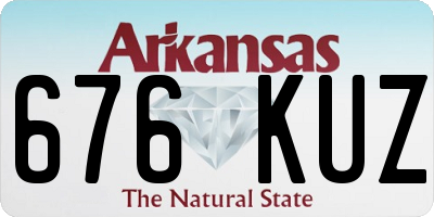 AR license plate 676KUZ