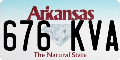 AR license plate 676KVA