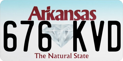 AR license plate 676KVD