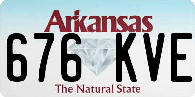 AR license plate 676KVE