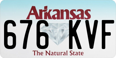 AR license plate 676KVF