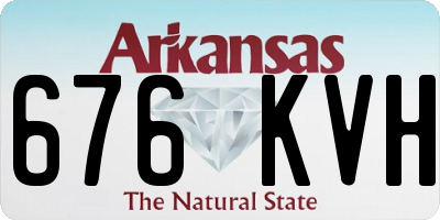 AR license plate 676KVH