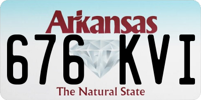 AR license plate 676KVI