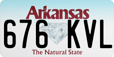AR license plate 676KVL