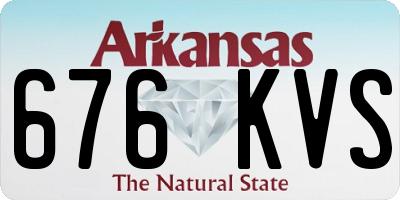 AR license plate 676KVS