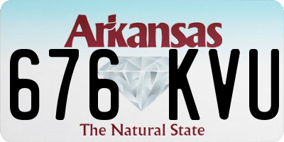 AR license plate 676KVU