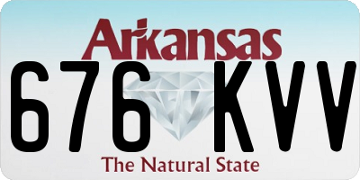 AR license plate 676KVV