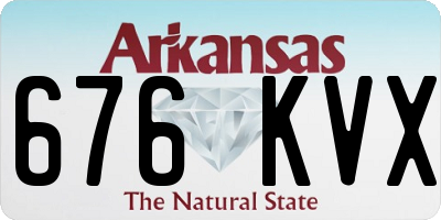AR license plate 676KVX