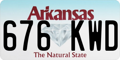 AR license plate 676KWD