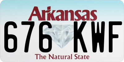 AR license plate 676KWF