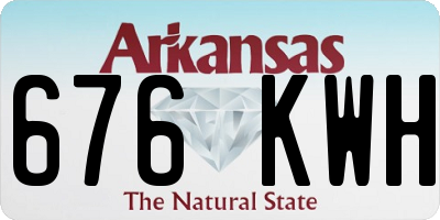 AR license plate 676KWH