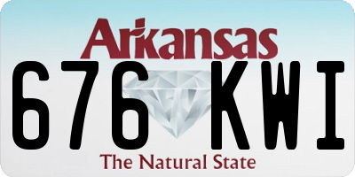 AR license plate 676KWI