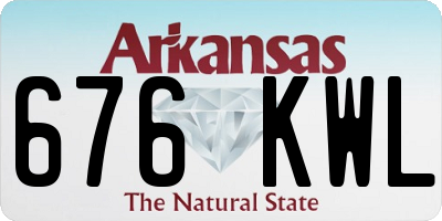AR license plate 676KWL