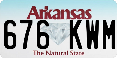 AR license plate 676KWM