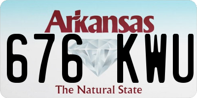 AR license plate 676KWU