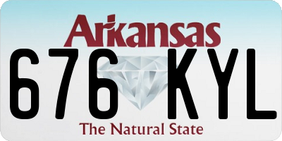 AR license plate 676KYL