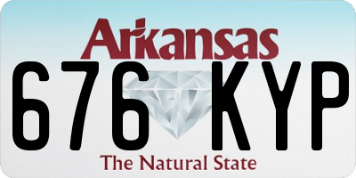 AR license plate 676KYP