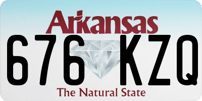 AR license plate 676KZQ
