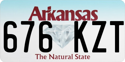 AR license plate 676KZT