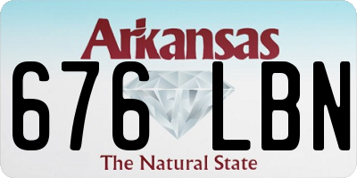 AR license plate 676LBN
