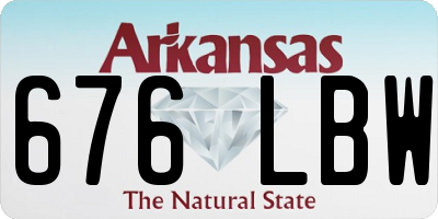 AR license plate 676LBW