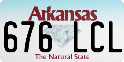 AR license plate 676LCL
