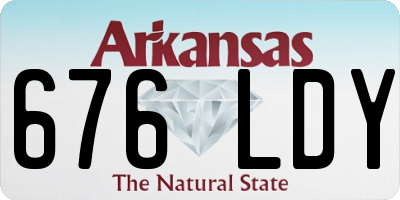AR license plate 676LDY