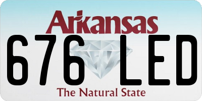 AR license plate 676LED