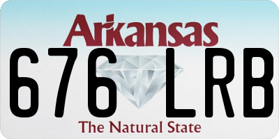 AR license plate 676LRB