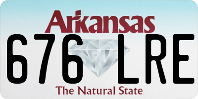 AR license plate 676LRE