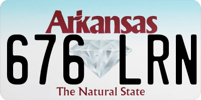 AR license plate 676LRN