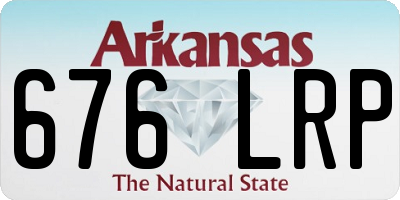 AR license plate 676LRP