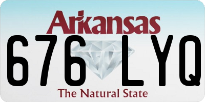 AR license plate 676LYQ