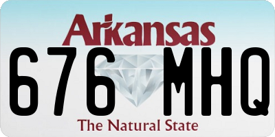 AR license plate 676MHQ