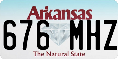 AR license plate 676MHZ