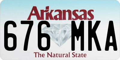 AR license plate 676MKA
