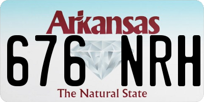 AR license plate 676NRH