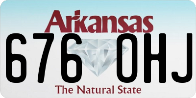 AR license plate 676OHJ