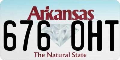 AR license plate 676OHT