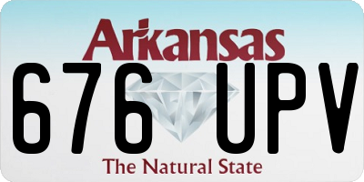 AR license plate 676UPV