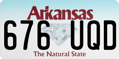 AR license plate 676UQD