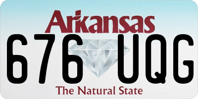 AR license plate 676UQG