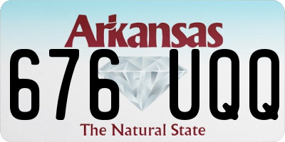 AR license plate 676UQQ