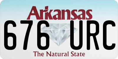 AR license plate 676URC