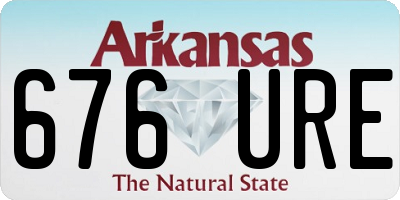 AR license plate 676URE